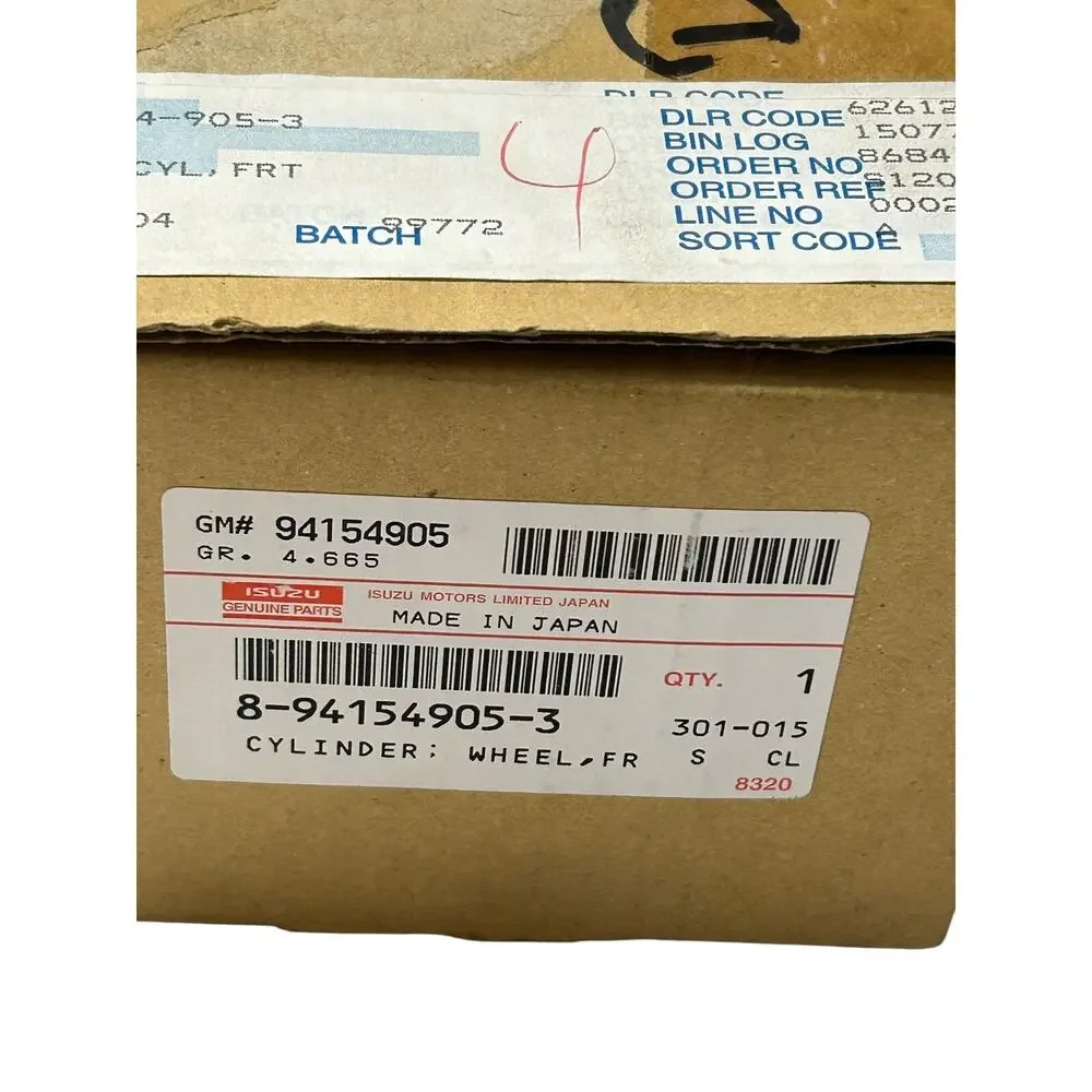 Genuine ISUZU 8-94154905-3 301-015 Brake Wheel Cylinder Front HTF RARE